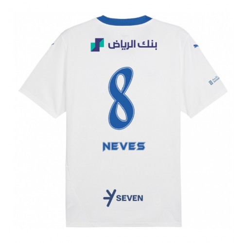 Fotbalové Dres Al-Hilal Ruben Neves #8 Venkovní 2024-25 Krátký Rukáv